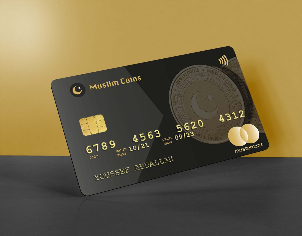 MUSC credit card Black and Gold